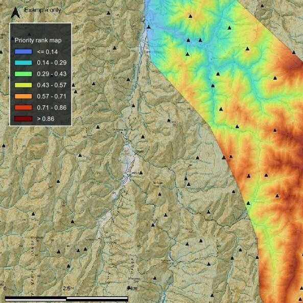 Zonation map